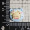 Desenho Animado Fofo Resina Urso Pão Biscoitos Acessórios DIY Creme Gel Capa de Celular Presilha Corda Acessórios para Copo de Água