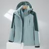 Roupas de assalto ao ar livre três em um lã masculina outono e inverno desmontagem à prova de vento lã impermeável roupas de montanhismo casaco feminino transfronteiriço