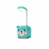 Nueva lámpara de escritorio pequeña plegable LED de oso animal de dibujos animados luz de noche recargable por USB para estudio de estudiantes niños