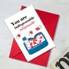 Compra directa transfronteriza de 1 interesante tarjeta de agradecimiento de rehabilitación DIY con mensaje escrito a mano y set de sobres