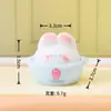 Cazuela de Animales de Dibujos Animados Lindos Accesorios de Resina DIY Casa de Muñecas Comida Miniatura Juguetes Mini Adornos de Escritorio Hechos a Mano