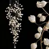 Lustre com design de Lírio-do-vale para salões de banquetes de hotel, balcões de bar, escadas de pé-direito duplo, hotéis, museus, vilas e escritórios de vendas