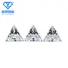 Fábrica de circonita de Wuzhou al por mayor en stock circonita triangular piedra suelta triangular ángulo recto circonita taladro