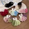 Elástico de Cabelo Dopamine de Malha Larga para Mulheres, Elástico de Alta Elasticidade, Faixa de Cabelo com Estilo Fresco, Acessório de Cabelo Versátil