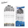 Conjunto de Pincéis de Nylon Transfronteiriço Combinação Pintura Artística Caneta Aquarela Pincel para Tinta Acrílica Pincel Leque para Pintura a Óleo