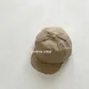 9 Cores Disponíveis~ Boné de Baseball Infantil Estilo Ins Coreano, Aba Macia de Verão, Cor Sólida, Casual, para Meninos e Meninas de 1-3 Anos, Chapéu de Viagem Tendência