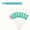 Conjunto de Equipamentos de Pesca com Boias Espaciais, Boias de Travamento de Silicone, Suprimentos de Pesca, Boias Grandes para Peixes do Tamanho de Azeitona, Boias Espaciais Verde Cristal Transparente