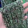 Otimização sintética tesouro vermelho e verde 2-4mm bolinhas pequenas bolinhas soltas cortadas com contas acessórios para joias DIY produtos semi-acabados atacado