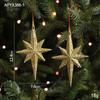 Pólvora Explosiva Estrella Colgante Forma de Estrella Octagonal Estrella Adornos Colgantes para Árbol de Navidad Adornos para Colgar en la Puerta Decoraciones de Navidad