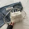 Mochila Nueva de Encaje de Lunares para Mujer 2026 Nueva Moda Tendencia Bolso Cubo con Lazo Mochila Pequeña Versátil