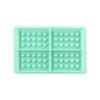 Tapete de Silicone Popular para Assar Waffles Transfronteiriço para Uso no Forno, Forma Quadrada para Bolo, Assadeira com Grelha, Forma Antiaderente para Biscoitos