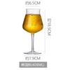 Internet Celebridade Fine Brewed Beer Cup Bar Grande Capacidade Copo de Cerveja de Vidro Copo de Suco Copo Criativo Pint Cup Copo Especial Comercial