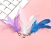 Caña de Juguete para Gatos Cabezal de Repuesto Juguete para Gatos Amazon Cabezal de Repuesto de Plumas DIY Cabezal de Repuesto de Caña de Juguete para Gatos Pájaro y Oruga