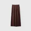 Pantalones de Pierna Ancha de Satén de Seda Doble Crepé de 23 Momme, Pantalones Cortos para Mujer, Corte Holgado, Adelgazantes, Caída Suelta, Pantalones Casuales de Seda de Morera