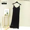 Vestido camisola de modal, novo estilo de verão, camisola sem mangas, adequado para usar em casa e pode ser usado fora, vestido longo simples e confortável