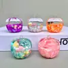 Botella de arena movediza creativa DIY Campana de viento aceite luminoso flotante llavero bolsa Colgante de coche pequeño regalo fabricante