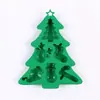 Formas de Bolo Múltiplas Meia de Natal Árvore Boneco de Neve Formas de Silicone Bolo Pudim Chocolate Sobremesa Formas