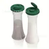 Venta Caliente Transfronteriza de Amazon Botella Aspersora de 2 Piezas Botella de Plástico para Condimentos Aspersor de Polvo Botella para Especias Pimienta