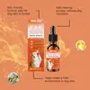 Gotas para Ouvido de Cachorro Eeljoy Limpeza Suave Cera de Ouvido Melhora Desconforto no Ouvido Diminui Odor Cuidado Diário