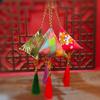 Bolsita de ajenjo para el Festival del Bote del Dragón, bolsita de zongzi, pequeña bolsita de mano, colgante de bolsita, bolsita repelente de mosquitos de estilo chino, pequeño regalo terminado