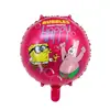 Tema de Animação Desenho Spongebob Formato Balão de Filme de Alumínio Conjunto Decoração Arranjo Festa de Aniversário Infantil Atacado