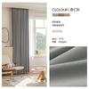 Cortina chenilla color té con leche con patrón de rama de pino 2024 nueva dormitorio sala de estar sombreado moderno simple Shaoxing Keqiao