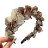 Diadema de Malla de Verano de Caña Alta para Mujer 2026 Nuevo Estilo Moda de Gama Alta Accesorio para el Cabello para Lavarse la Cara