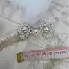 Hebilla de Cheongsam Hebilla de Perla Tejida a Mano Vestido Estilo Retro Hebilla Decorativa Lujo Ligero Botón de Cristal Hanfu