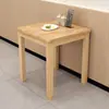 Mesa y Sillas de Comedor Rápidas de Madera Maciza, Mesa de Comedor para Apartamento Pequeño, Mesa Rectangular para Desayuno de Snack Bar, Mesa de Comedor para el Hogar