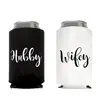 Capa de Neoprene para Taça de Vinho Preto e Branco, Capa para Copo de Lata com Puxador Fácil, Noivos Casamento Festa de Despedida de Solteiro - Amazon Shein Temu