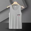 Chaleco de verano para hombre, camiseta de manga corta a la moda, chaleco deportivo de vallas, camiseta sin mangas para hombre