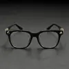 Gafas de montura negra lujosas y de alta gama, anti luz azul, ultraligeras, un potenciador de belleza natural, hace que el rostro parezca más pequeño, unisex, montura para gafas sin graduación