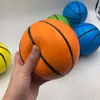 Pelota de espuma sólida de poliuretano de 15 cm con borde transfronterizo, pelota de presión para fútbol, baloncesto, pelota elástica sólida, pelota para dar palmaditas para niños