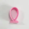 Embalagem de Caixa Colorida de Silicone Macio Gancho de Furo de Avião de PP/PE Gancho de Plástico Preto e Branco Macio Transparente Colorido Fivela de Avião de TPU