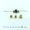 Accesorios para joyería de aleación de plata DIY Xizang pulsera collar soporte de cuentas de doble cara aleación retro espaciador de cuentas sueltas cuentas espaciadoras accesorios de borla