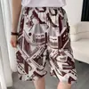 Pantalones Cortos para Hombre, Nuevo Estilo de Verano, Pantalones de Pijama de Algodón y Seda, Estilo Delgado que se Puede Usar Afuera, Pantalones Estampados de Cinco Cuartos, Pantalones de Playa Sueltos de Talla Grande