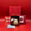 Crachá Logo Saco da Sorte Prosperidade Chaveiro Riqueza Diária Chaveiro Pingente de Bolsa Corrente de Telefone Ornamento Fábrica Atacado