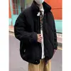 Chaqueta Gruesa de Algodón con Patrón de Diamantes para Hombre y Mujer, Nueva Chaqueta Larga de Algodón Oversize Otoño e Invierno 2025, Ropa Exterior de Algodón Moderna Estilo Coreano