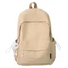 Mochila fresca y sencilla estilo ins para mujer, versátil para estudiantes universitarios y de secundaria, mochila ligera para el campus con un diseño minimalista a cuadros