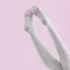 Medias estampadas estilo japonés para arañar gatos, calcetines extra largos hasta la rodilla, calcetines lindos hasta el muslo, pantimedias de cosplay para mujer estilo anime