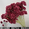 Arte Floral para Casamento Flor Vermelha Material de Fundo Decoração Ikebana Rosa Eucalipto Arranjo para Sala de Estar Interna