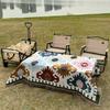 Tapete de piquenique personalizado em estilo ins cobertor de acampamento tapete de chão de barraca mesa dobrável ao ar livre layout decoração de atmosfera essencial