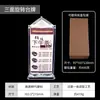 Em estoque Três Lados Giratório Marca de Vinho Taiwan Cartão Acrílico Publicidade Criativa Restaurante Cartão de Refeição Cartão de Mesa Taiwan Placa Cartão de Exibição