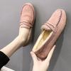 Suministro directo de fábrica 2022 invierno Zapatos Bean suela plana tendón de res suela suave zapatos de algodón mujeres embarazadas perezosas zapatos de madre