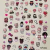 Cyansea Colección Popular Linda Transfronteriza Sanrio Kitty My Melody Kuromi Cinnamoroll Pegatinas Decorativas