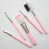 5 PCs pincel de maquiagem terno rosa preto pincel de sombra de olhos pincel de lábios pincel de blush pincel de cílios pincel de maquiagem direto da fábrica
