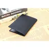 Portadocumentos de Tarjeta de Cuero PU Personalizado, Portatarjetas de Identificación de Boletos de Gama Alta, Portadocumentos de Pasaporte Multifunción RFID