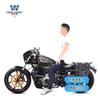 Coche muscle Wolf adecuado para Harley night Walker 975 bolsa lateral bolsa lateral se puede instalar casco medio casco casco completo marco de liberación rápida modificación
