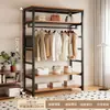 Guarda-roupa estilo aberto para quarto, closet metálico walk-in para uso doméstico, cabideiro para roupas, cabideiro de quarto