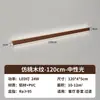 Lámpara de pared con veta de madera de durazno, adecuada para mesitas de noche en dormitorios, lámpara larga minimalista, lámpara de pared de fondo para sofá en sala de estar, iluminación ambiental, hierro